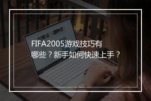 FIFA2005游戏技巧有哪些？新手如何快速上手？