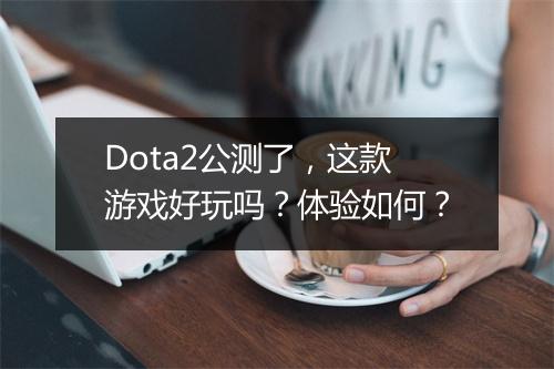 Dota2公测了，这款游戏好玩吗？体验如何？