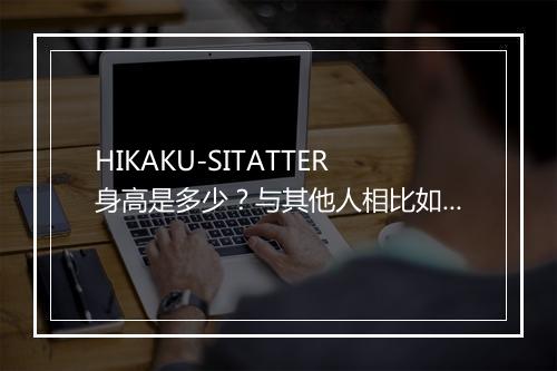 HIKAKU-SITATTER身高是多少？与其他人相比如何？