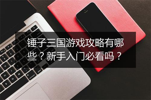 锤子三国游戏攻略有哪些？新手入门必看吗？