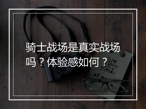 骑士战场是真实战场吗？体验感如何？