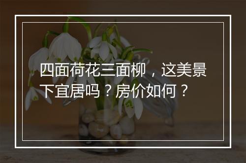 四面荷花三面柳，这美景下宜居吗？房价如何？