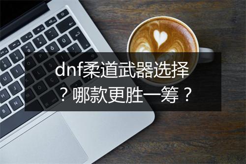 dnf柔道武器选择？哪款更胜一筹？