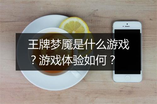 王牌梦魇是什么游戏？游戏体验如何？