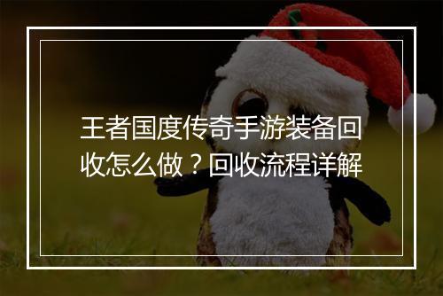 王者国度传奇手游装备回收怎么做？回收流程详解