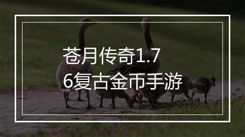 苍月传奇1.76复古金币手游