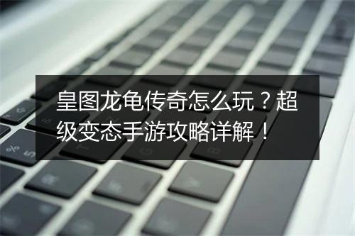 皇图龙龟传奇怎么玩？超级变态手游攻略详解！