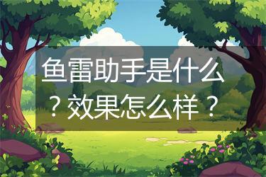 鱼雷助手是什么？效果怎么样？