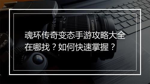 魂环传奇变态手游攻略大全在哪找？如何快速掌握？