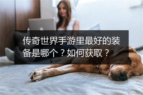 传奇世界手游里最好的装备是哪个？如何获取？