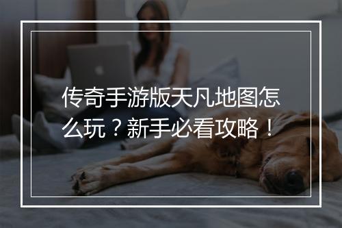 传奇手游版天凡地图怎么玩？新手必看攻略！