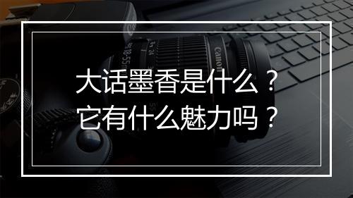 大话墨香是什么？它有什么魅力吗？