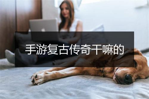 手游复古传奇干嘛的