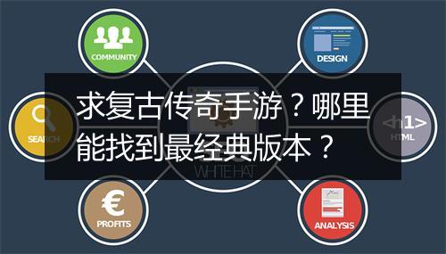 求复古传奇手游？哪里能找到最经典版本？