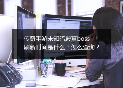 传奇手游未知暗殿真boss刷新时间是什么？怎么查询？