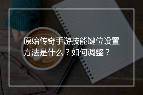 原始传奇手游技能键位设置方法是什么？如何调整？