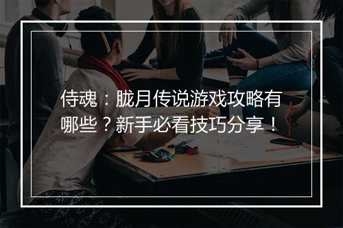 侍魂：胧月传说游戏攻略有哪些？新手必看技巧分享！