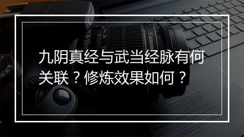 九阴真经与武当经脉有何关联？修炼效果如何？