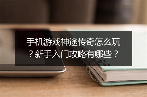 手机游戏神途传奇怎么玩？新手入门攻略有哪些？