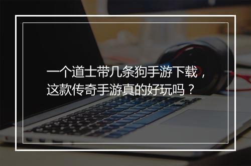 一个道士带几条狗手游下载，这款传奇手游真的好玩吗？