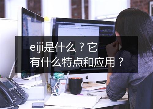 eiji是什么？它有什么特点和应用？