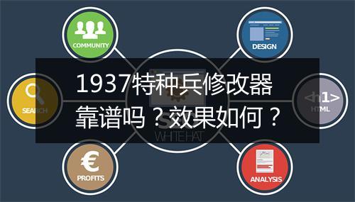 1937特种兵修改器靠谱吗？效果如何？