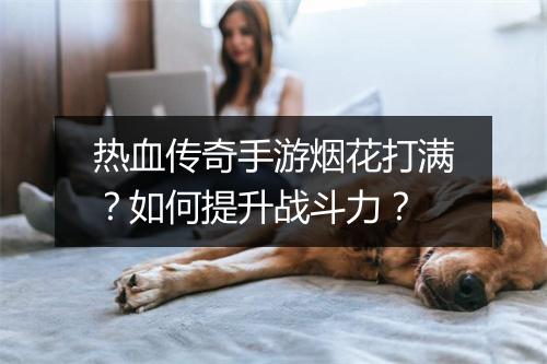 热血传奇手游烟花打满？如何提升战斗力？