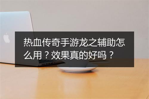 热血传奇手游龙之辅助怎么用？效果真的好吗？