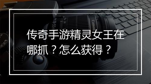 传奇手游精灵女王在哪抓？怎么获得？