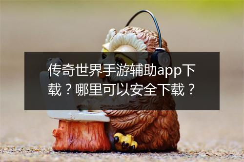 传奇世界手游辅助app下载？哪里可以安全下载？