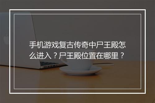 手机游戏复古传奇中尸王殿怎么进入？尸王殿位置在哪里？