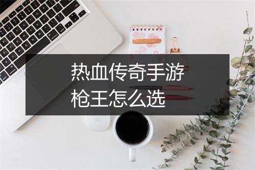 热血传奇手游枪王怎么选