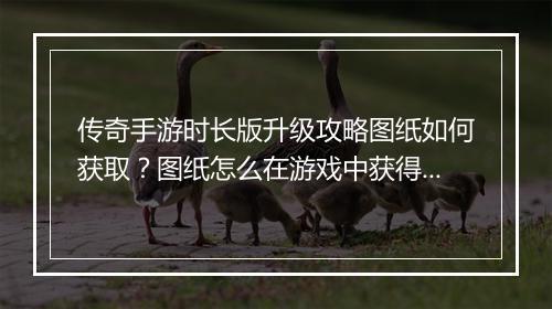 传奇手游时长版升级攻略图纸如何获取？图纸怎么在游戏中获得？