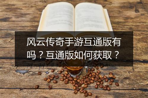 风云传奇手游互通版有吗？互通版如何获取？