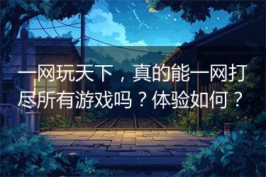 一网玩天下，真的能一网打尽所有游戏吗？体验如何？