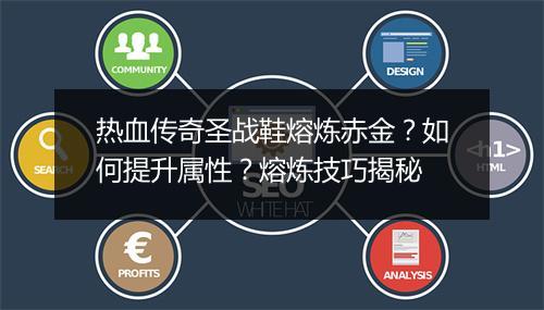 热血传奇圣战鞋熔炼赤金？如何提升属性？熔炼技巧揭秘