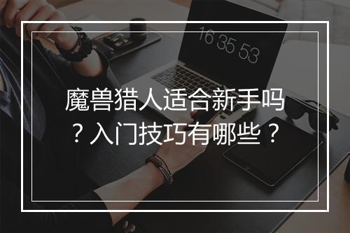 魔兽猎人适合新手吗？入门技巧有哪些？