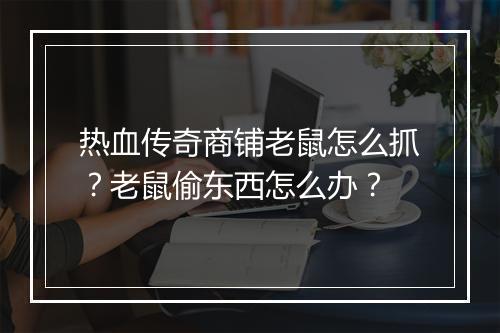 热血传奇商铺老鼠怎么抓？老鼠偷东西怎么办？