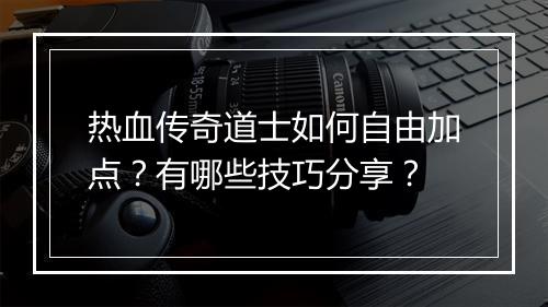 热血传奇道士如何自由加点？有哪些技巧分享？