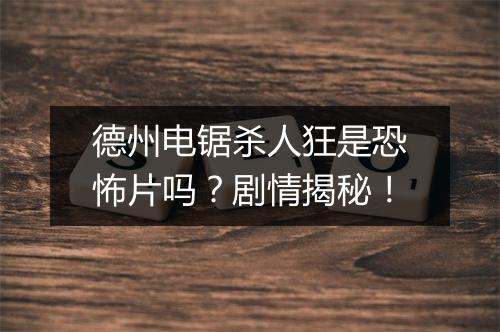 德州电锯杀人狂是恐怖片吗？剧情揭秘！