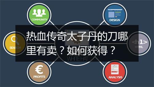 热血传奇太子丹的刀哪里有卖？如何获得？
