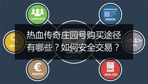 热血传奇庄园号购买途径有哪些？如何安全交易？