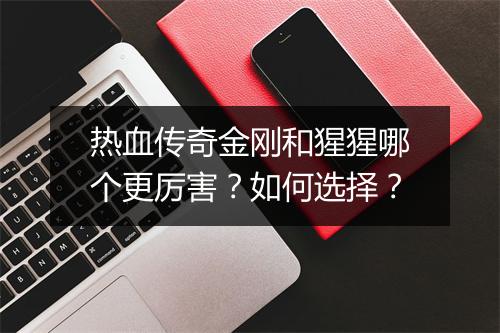 热血传奇金刚和猩猩哪个更厉害？如何选择？