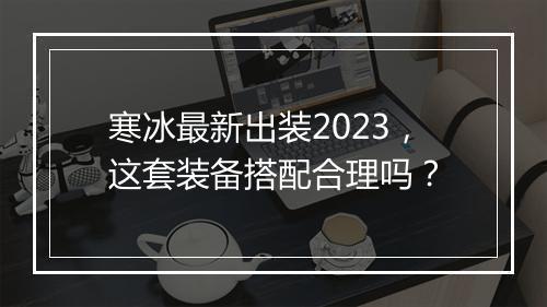 寒冰最新出装2023，这套装备搭配合理吗？