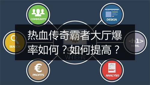 热血传奇霸者大厅爆率如何？如何提高？
