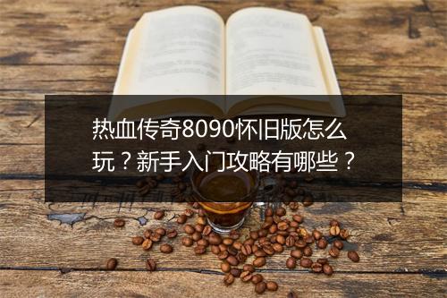 热血传奇8090怀旧版怎么玩？新手入门攻略有哪些？