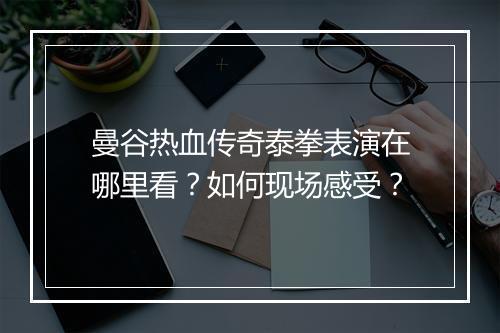 曼谷热血传奇泰拳表演在哪里看？如何现场感受？