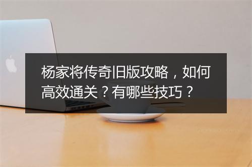 杨家将传奇旧版攻略，如何高效通关？有哪些技巧？