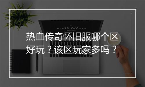 热血传奇怀旧服哪个区好玩？该区玩家多吗？