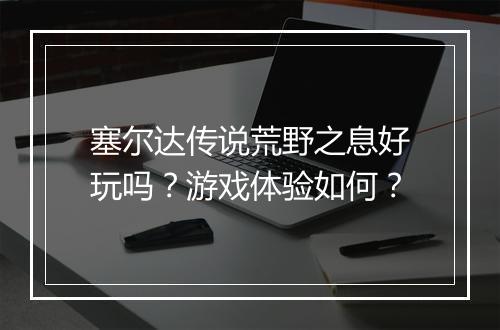塞尔达传说荒野之息好玩吗？游戏体验如何？